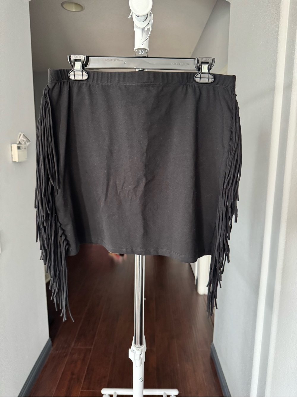 NWT Forever 21 Black Fringe Mini Skirt